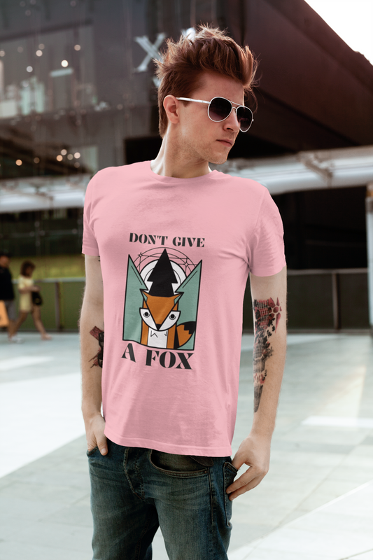 Regular Fit Classic Fit No Fox T-Shirt Men Pink