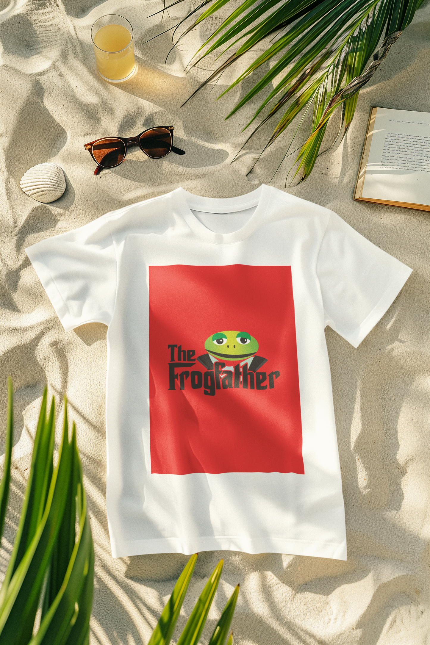 Regular Fit Classic Fit The FrogFather T-Shirt Men Red