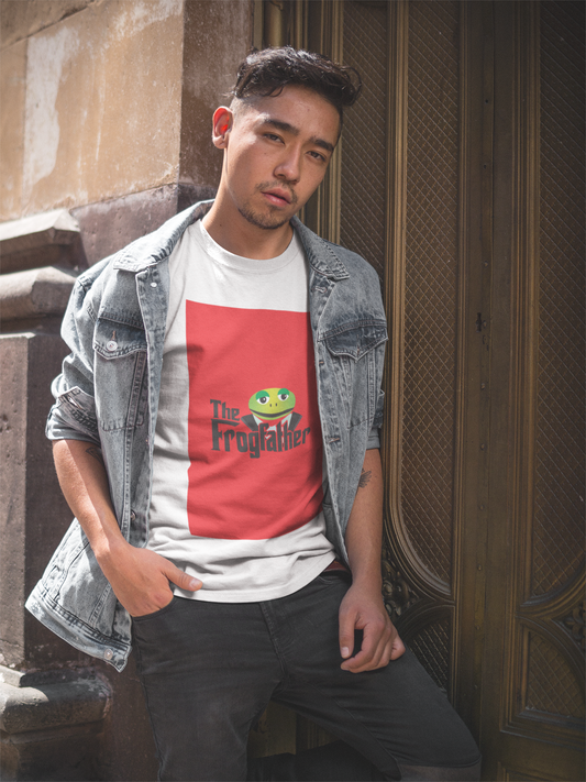 Regular Fit Classic Fit The FrogFather T-Shirt Men Red