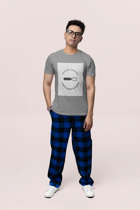 Regular Fit Classic Fit Hocus Pocus T-Shirt Men Grey