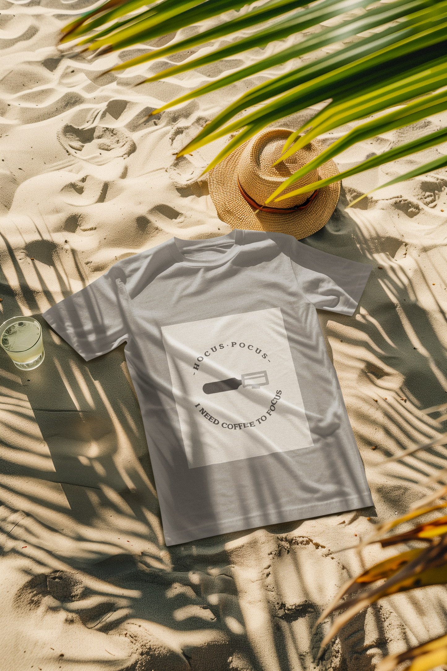 Regular Fit Classic Fit Hocus Pocus T-Shirt Men Grey