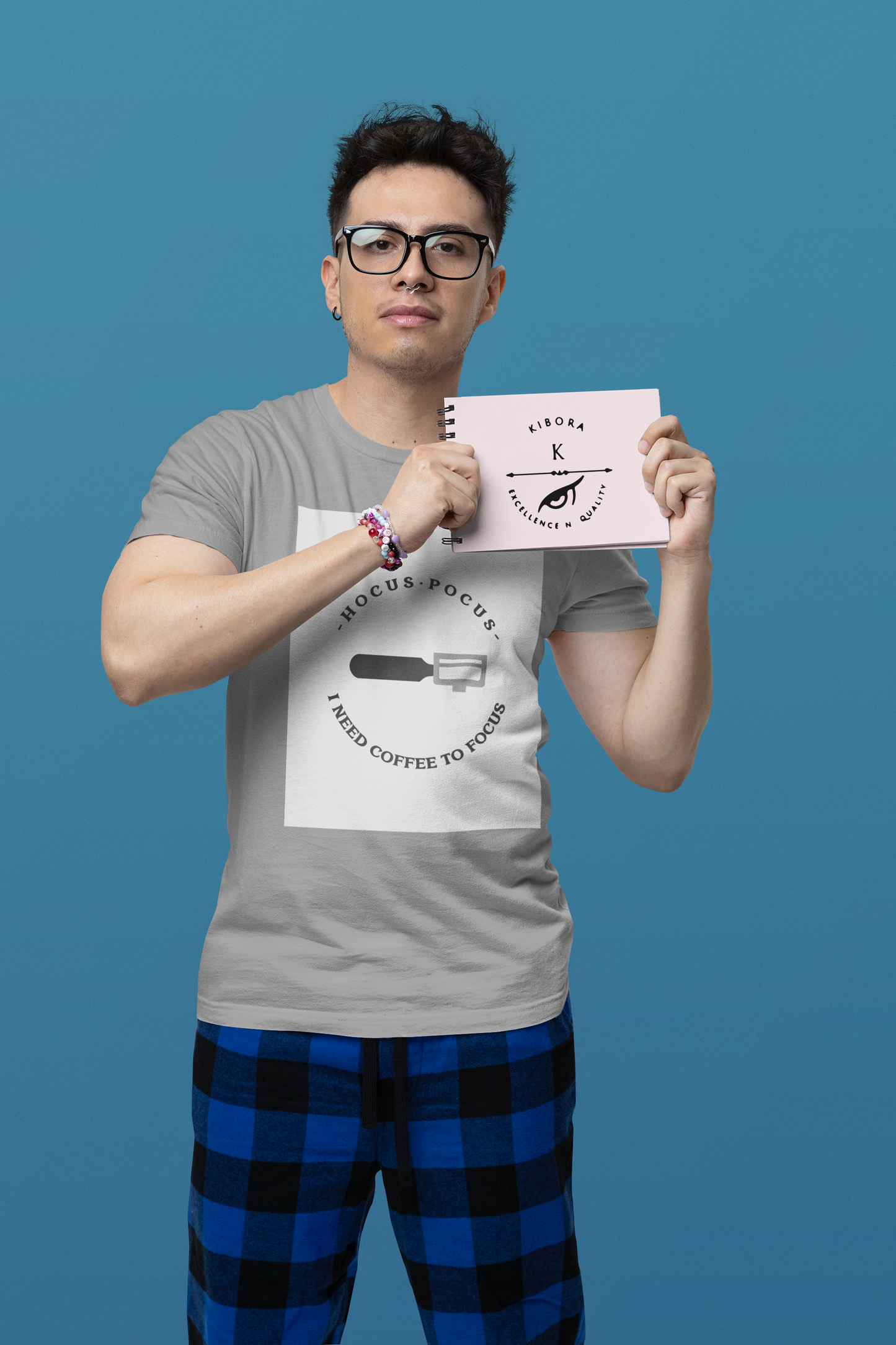 Regular Fit Classic Fit Hocus Pocus T-Shirt Men Grey