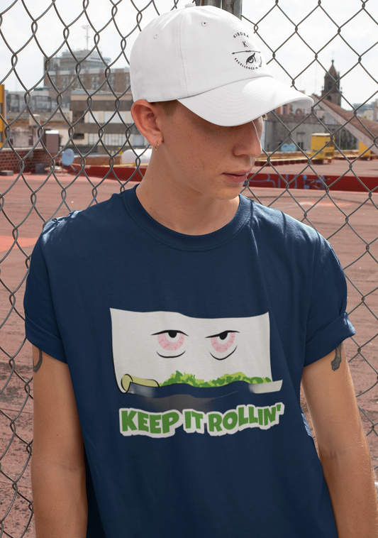 Regular Fit Classic Fit Keep Rolling T-Shirt Men Blue