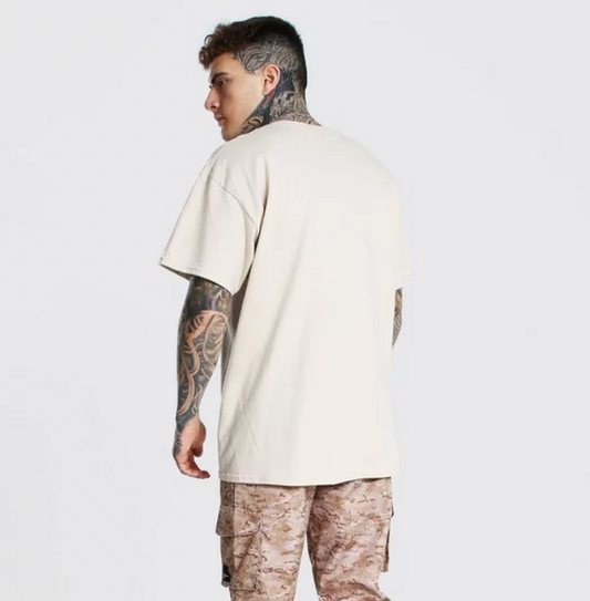 Oversized Monaco Limited Edition T-shirt Biege