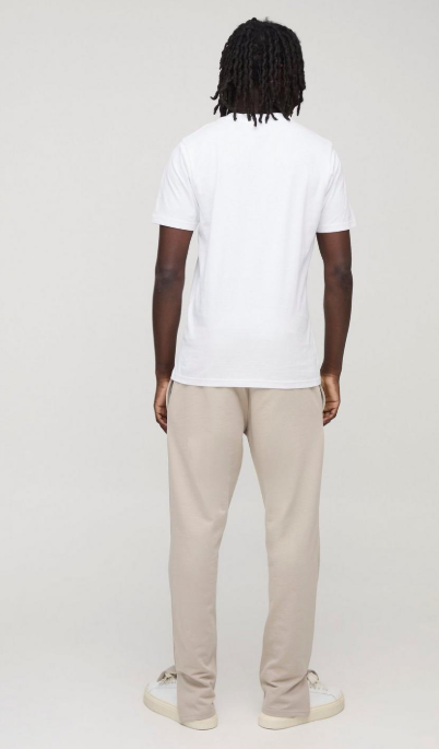 Basic Slim Fit Half Sleeves Crew Neck T-Shirt White