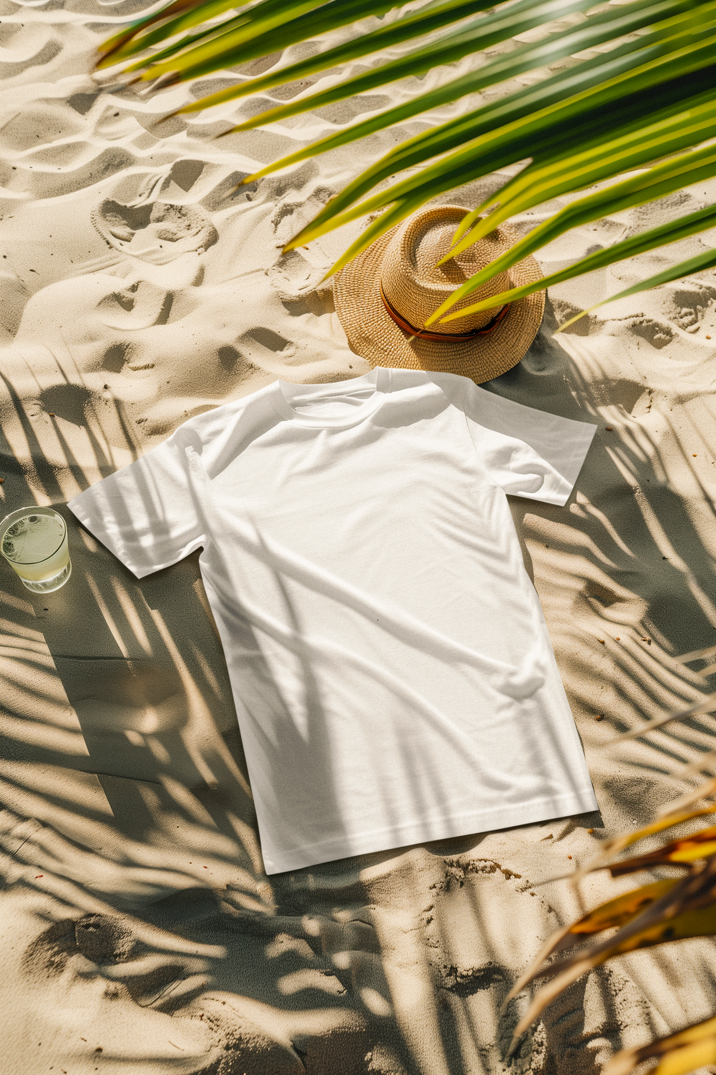 Oversized Extended Neck Basic Plain T Shirt White
