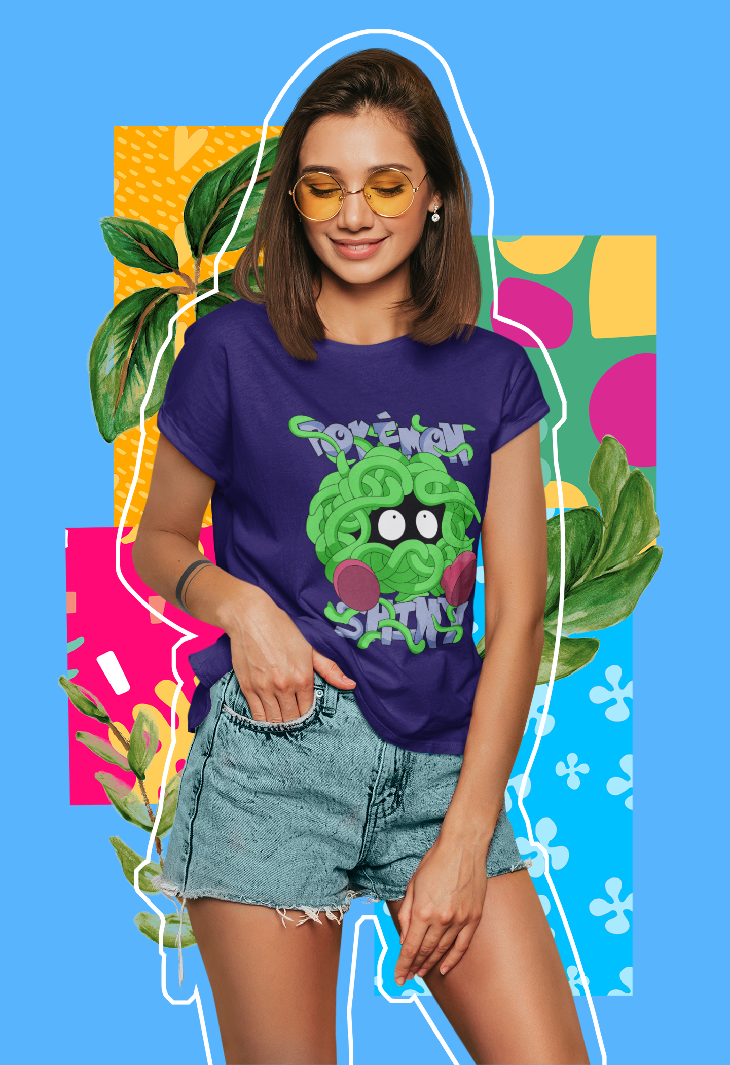 Regular Fit Classic Fit Spinny Purple T-Shirt Women
