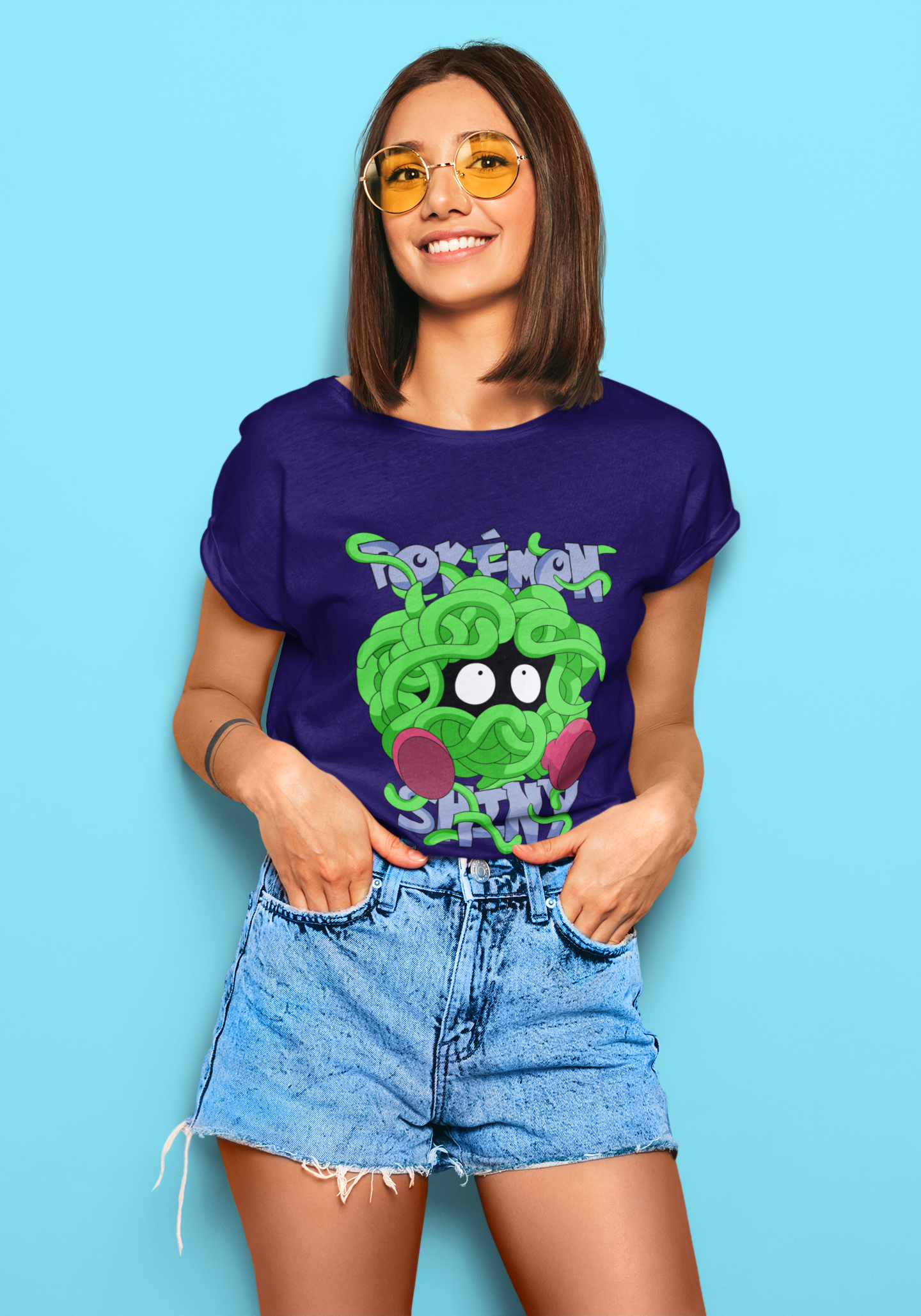 Regular Fit Classic Fit Spinny Purple T-Shirt Women