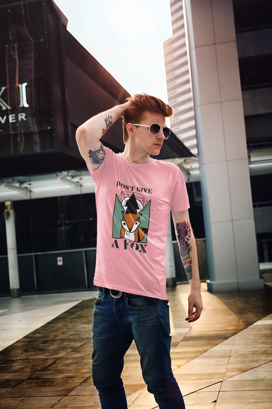 Regular Fit Classic Fit No Fox T-Shirt Men Pink