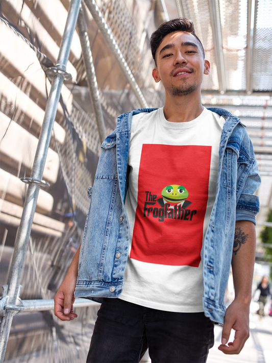 Regular Fit Classic Fit The FrogFather T-Shirt Men Red
