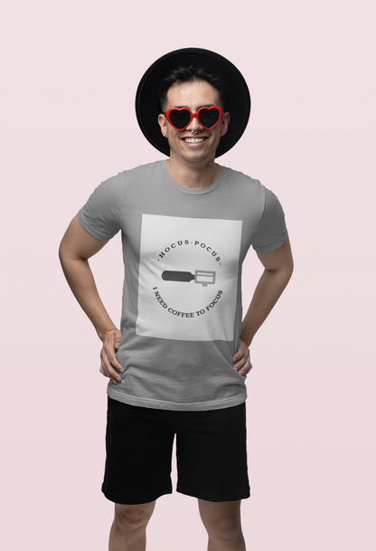 Regular Fit Classic Fit Hocus Pocus T-Shirt Men Grey