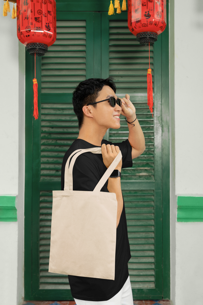 Oversized Extended Neck Basic Plain T Shirt Black